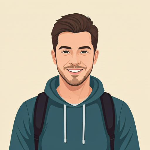 Portrait of a smiling male traveler